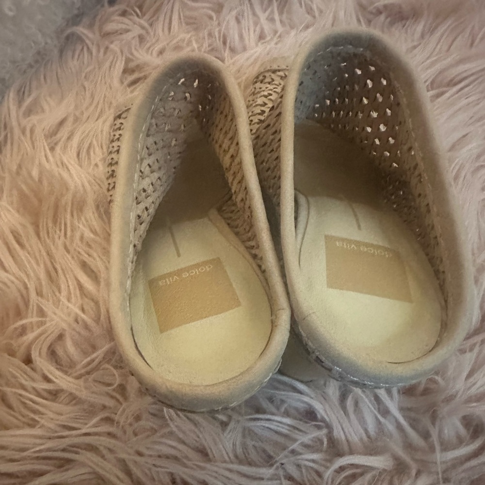 Dolce Vita Nude Platform Wooden Heel - Picture 4 of 7